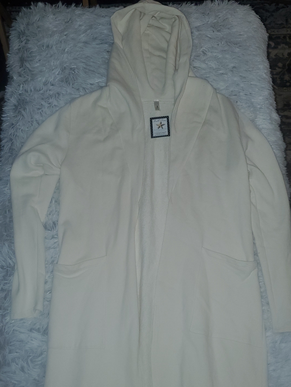 Magic Fit Hooded Open Beach Towel Pancho